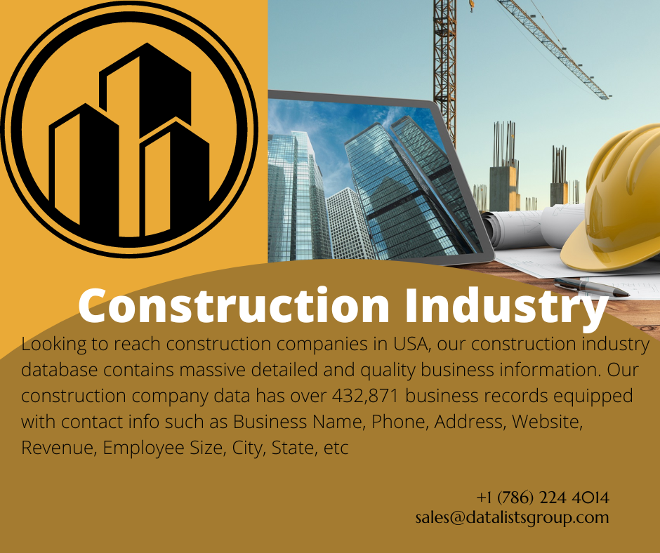 Marketing Data of Construction Companies