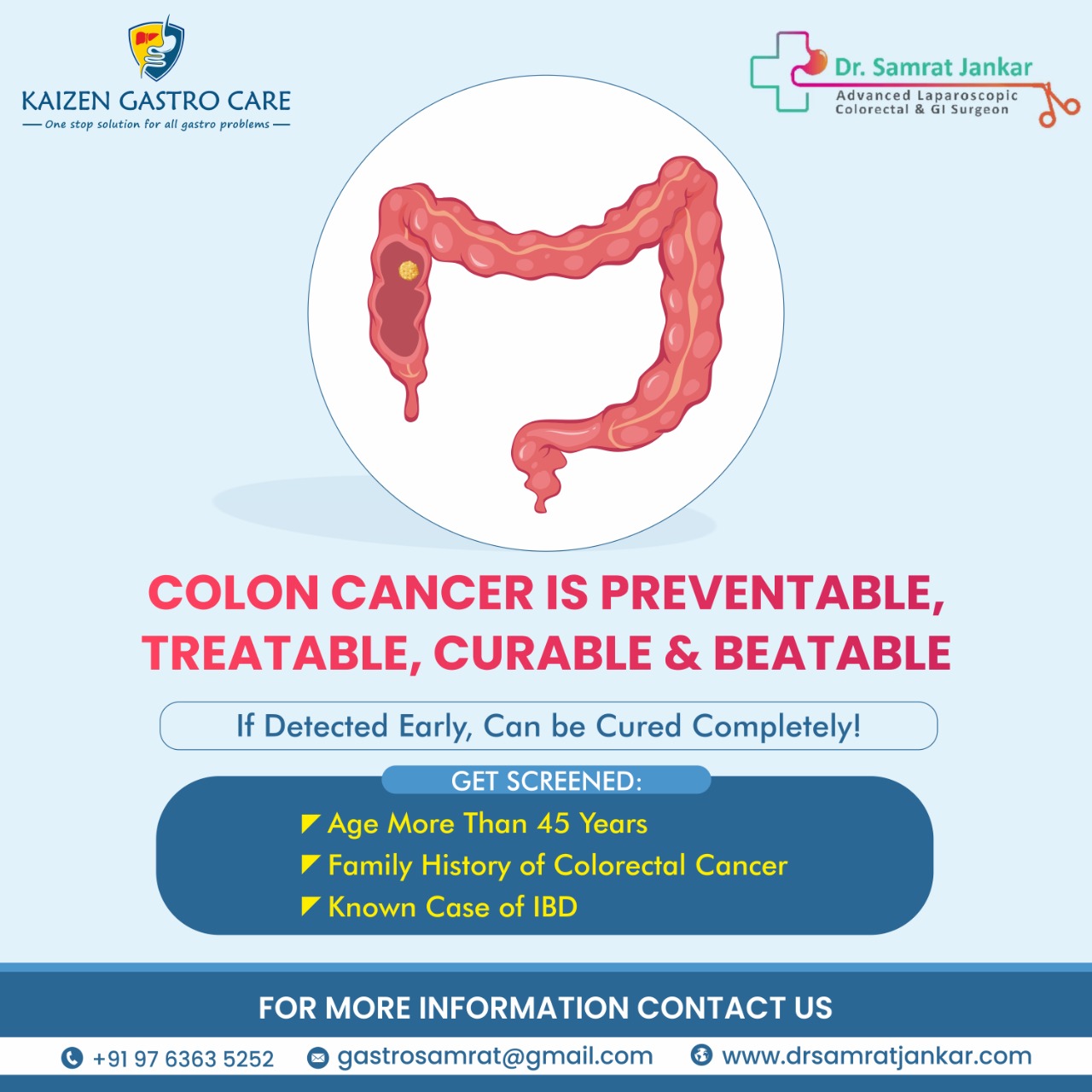 Colorectal Cancer Treatment in Pune- Dr. Samrat Jankar