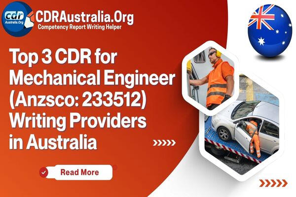Top 3 CDR for Mechanical Engineer Writing Providers in Australia Top 3 CDR for Mechanical Engineer Writing Providers in Australia