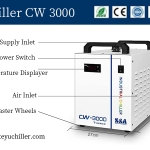 Mini industrial chiller unit CW 3000 for CO2 Laser Engraving & Cutting Machines