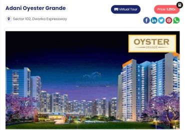 Ready To Move Flats Adani Oyester Grande Sector 102, Gurgaon