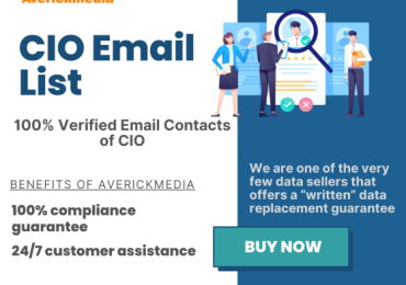 Purchase a 100% opt-in CIO Email List from AverickMedia