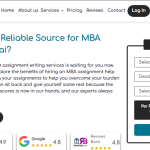 MBA Assignment Help Dubai