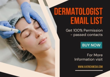 Get 10% discounts on purchasing our Dermatologist Email lists from AverickMedia.