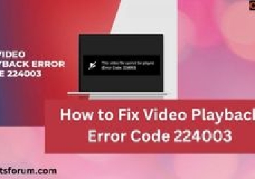 Playback Error Code 224003