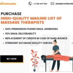 Find the premier Massage Therapist Email List at AverickMedia