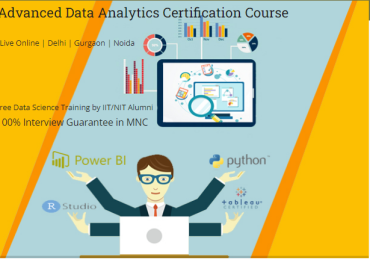 Data Science Course, Delhi. Noida, Ghaziabad, SLA Analyst Learning,  100% Job, Free Python, Power BI, Tableau Training Certification,
