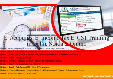Accounting Course in Laxmi Nagar, Delhi, GST, Tally, Free SAP FICO, HR Compliance & Payroll, 100% Job, Best Salary Offer,