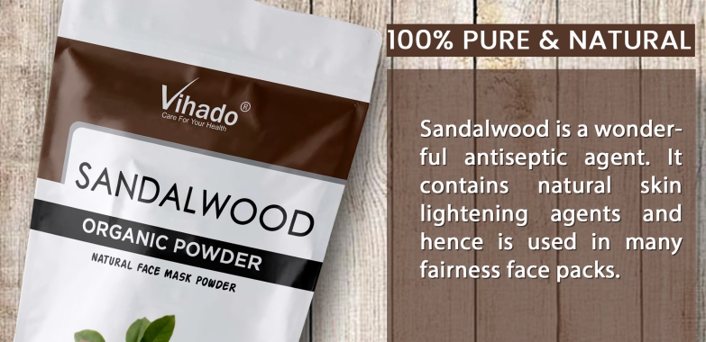 Vihado Sandalwood Chandan Powder Facial and Skin Care
