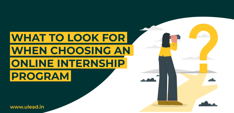 Choose An Online Internship Program At Best Companies