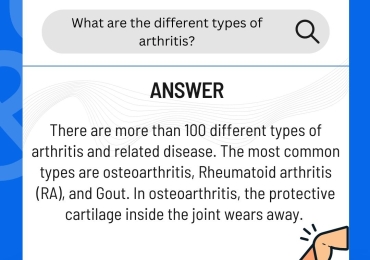 What are the different types of arthritis?
