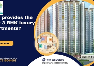 Who provides the best 3 BHK Luxury Apartments?
