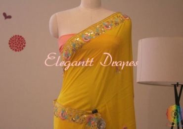 Organza saree